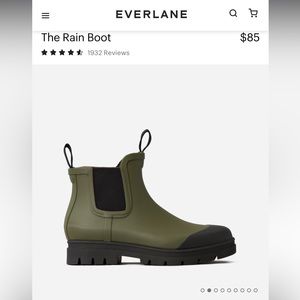 ✨EVERLANE CHELSEA Rain Boots